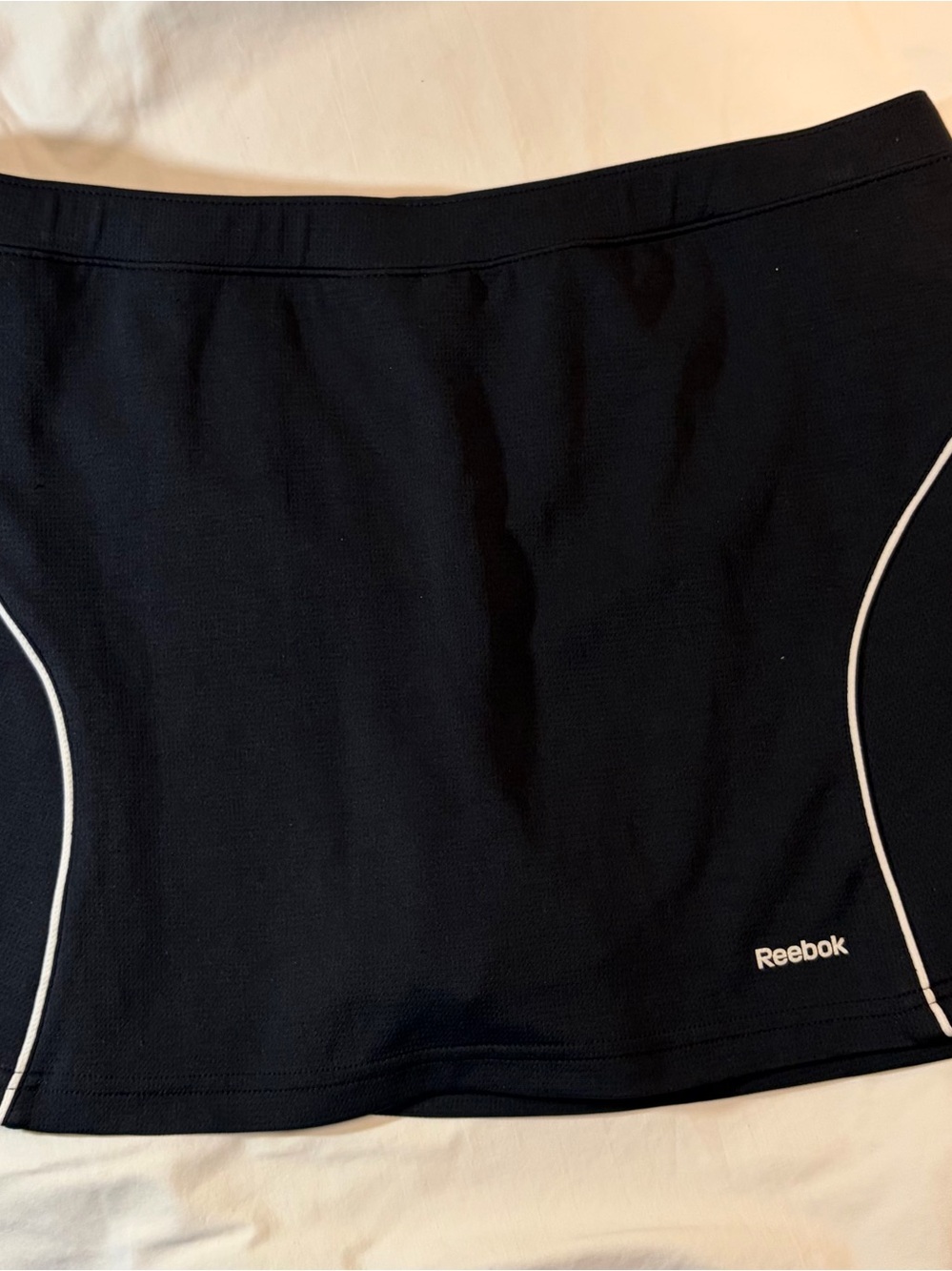 Reebok Black skort with White Logo